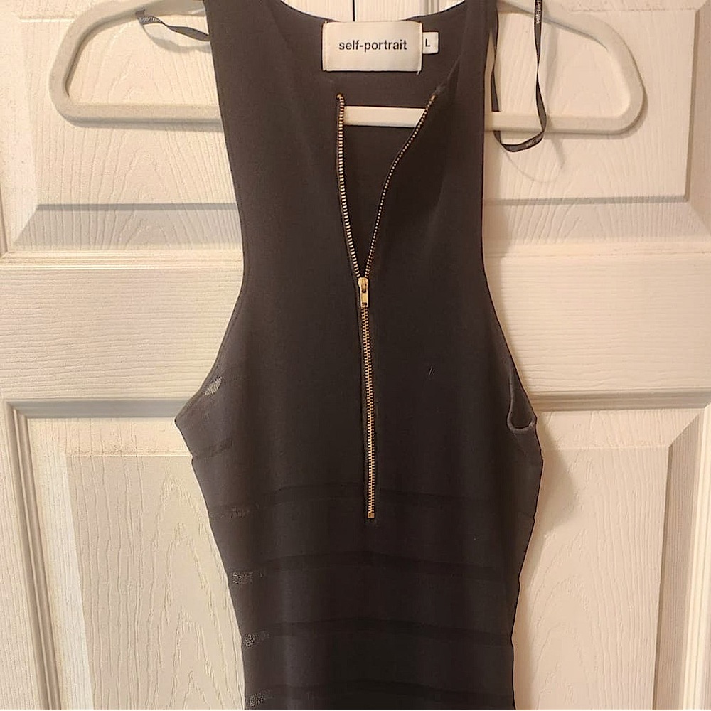 Self Portrait, Black Midi, See through. Perfect for NYE